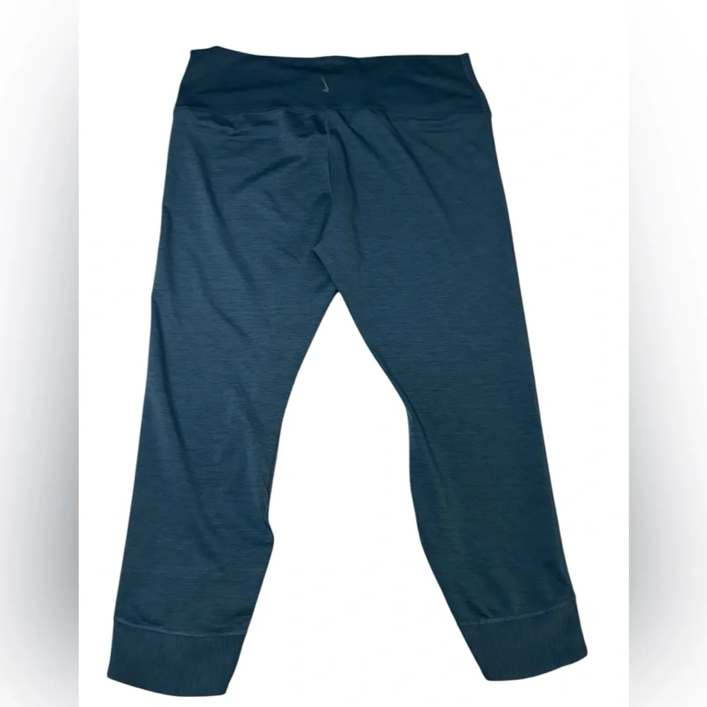 Nike Yoga Tights Womens Plus 2X Dri FIT High Rise 7/8 Length Wrap Valerian Blue. - Picture 4 of 10